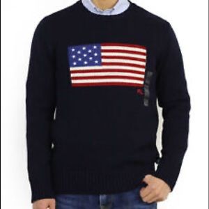 Polo Ralph Lauren American Flag Sweater